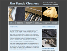 Tablet Screenshot of jimdandycleaners.com